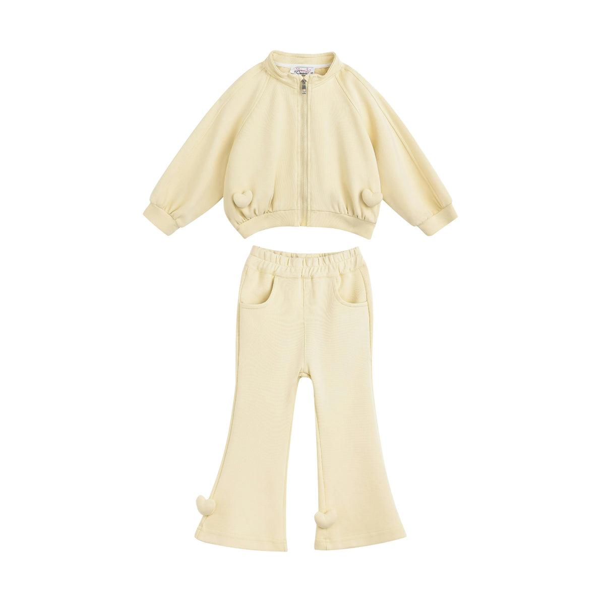Butter Pom-Pom Pants Set
