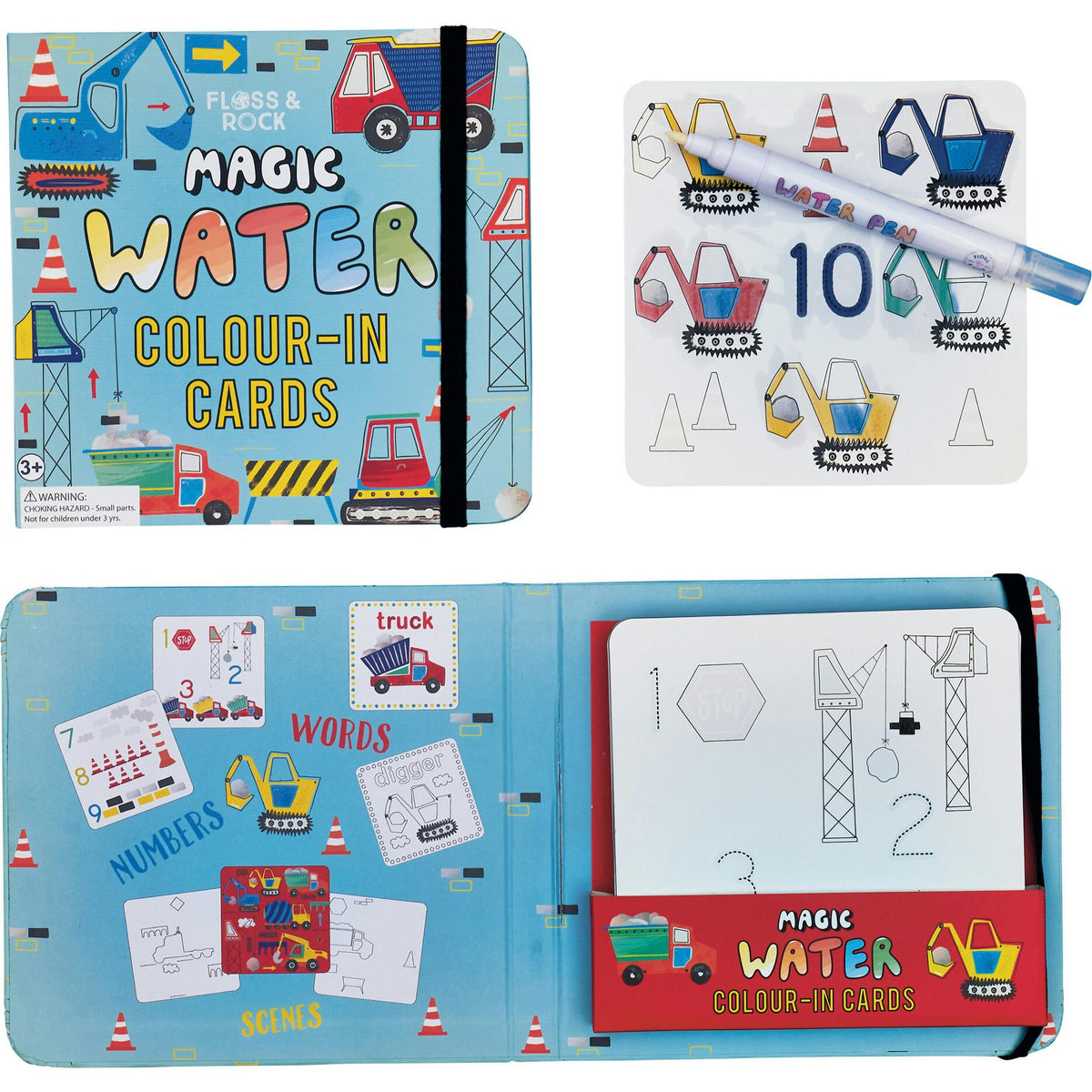 Magic Color Changing Water Cards - Construction