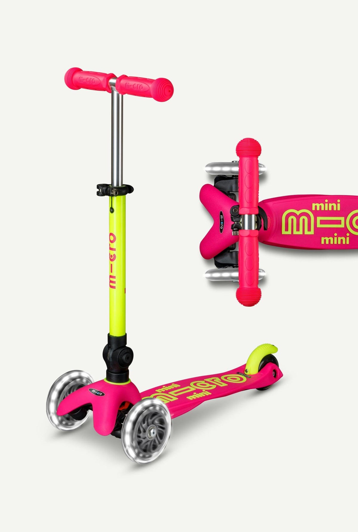 Micro Mini Foldable LED Scooter