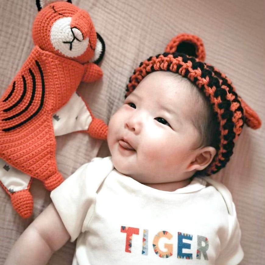 graphic bodysuit | tiger