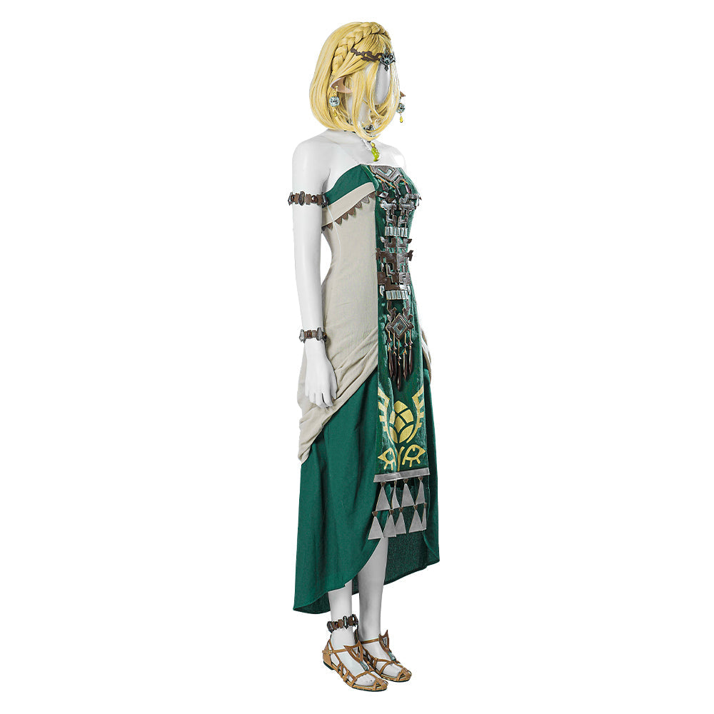 The Legend of Zelda: Tears of the Kingdom - Princess Zelda White Dress Cosplay