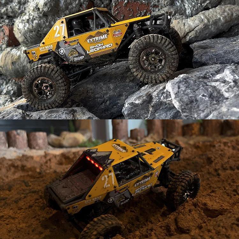 1/24 4WD 4-Wheel Steering Crawler Off-Road Vehicle (with Outrunner Motor) - 2401