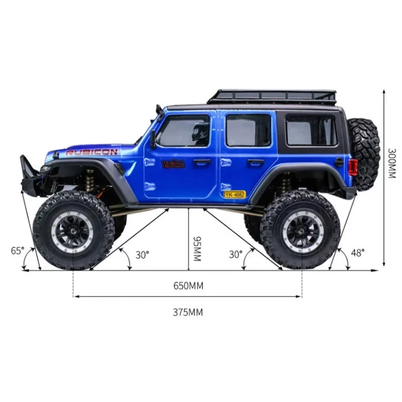 1/8 Scale Painted Remote Control Crawler Car - ZH17