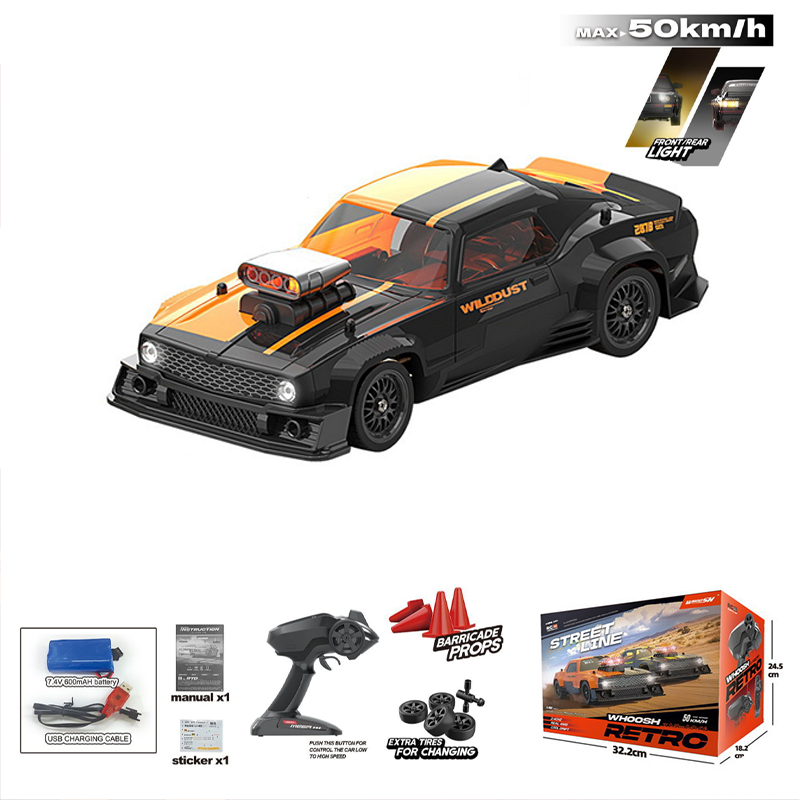 1/16 Full Scale High-Speed 4WD RC Drift M3 Car (50 km/h) -1601