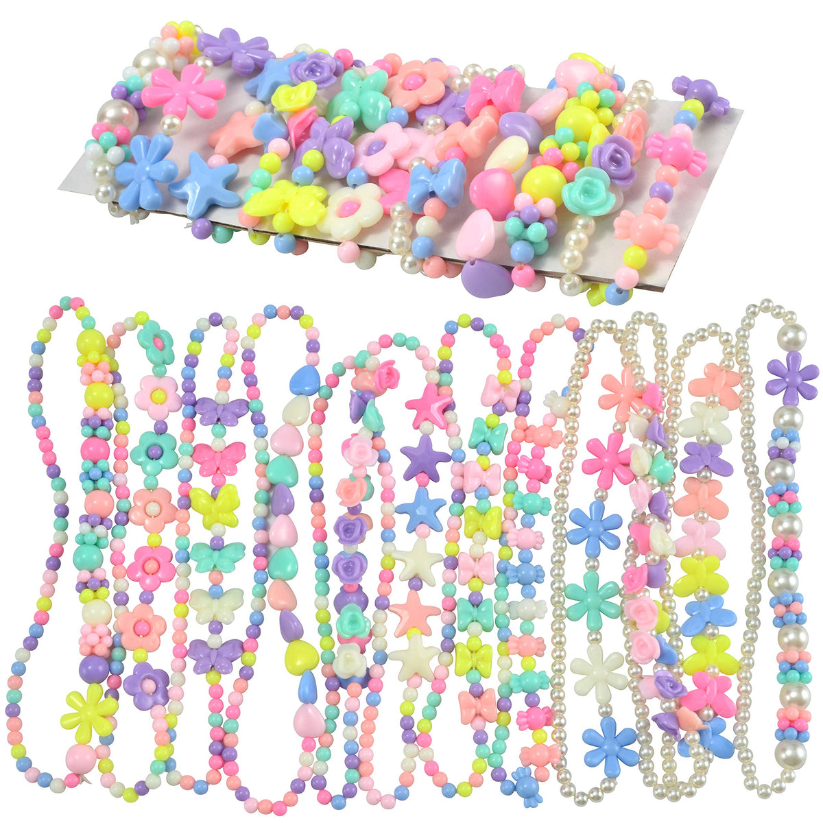 12 Pack Prefilled Easter Eggs with Jewelry Toys for Kids Party Favors & Classroom Prizes