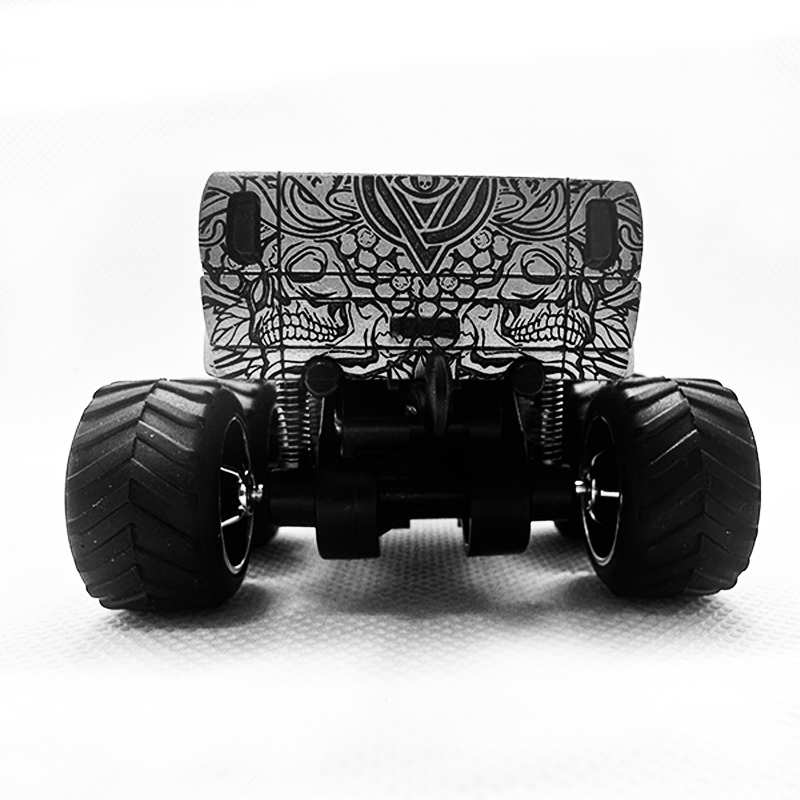 1/64 Scale Die-cast RC Car with Skull Carving – T01