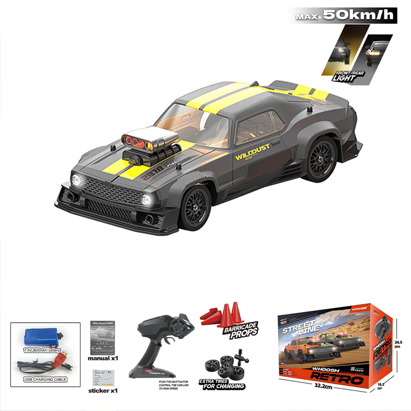 1/16 Full Scale High-Speed 4WD RC Drift M3 Car (50 km/h) -1601