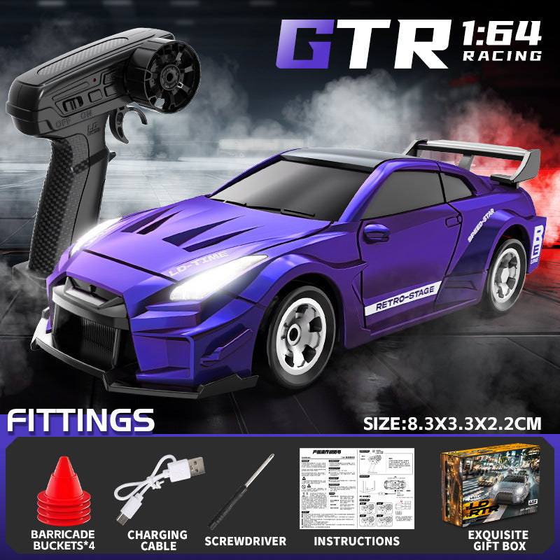 1/64 scale GTR 4WD desktop drift car - MC061