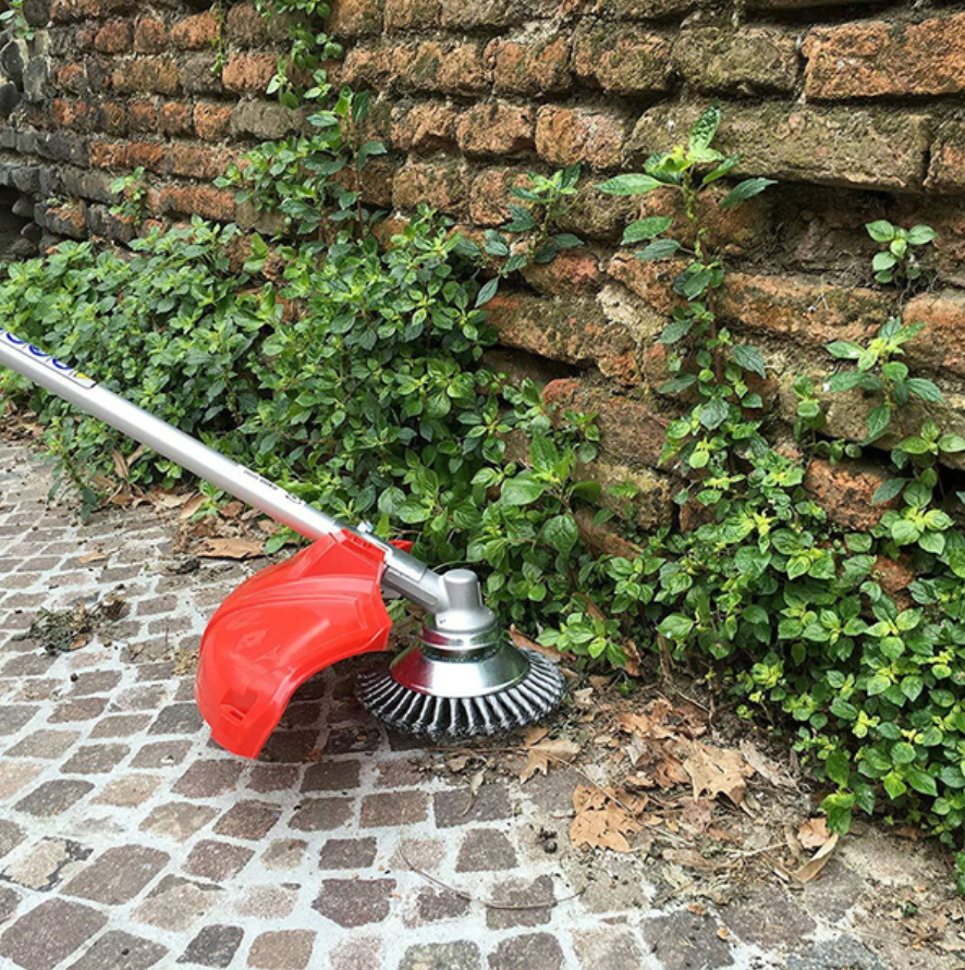Carbon Steel Weed Brush & Trimmer – Paving Crack Weed Remover for Patio, Deck & Driveway
