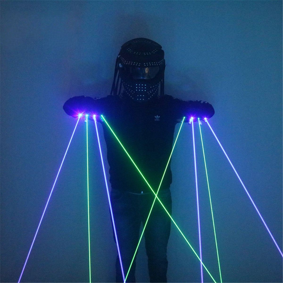 Blue & Green Laser Gloves for Stage Performances