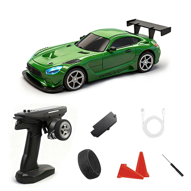 1/43 scale alloy mini AMG desktop drift car with gyroscope - TCY22