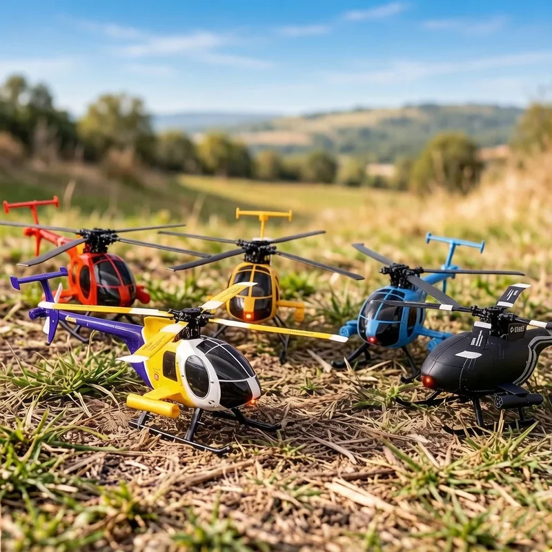 6-Channel RC Helicopter/Drone with One-Key Inverted Flight and Barometric Altitude Hold--AJ01