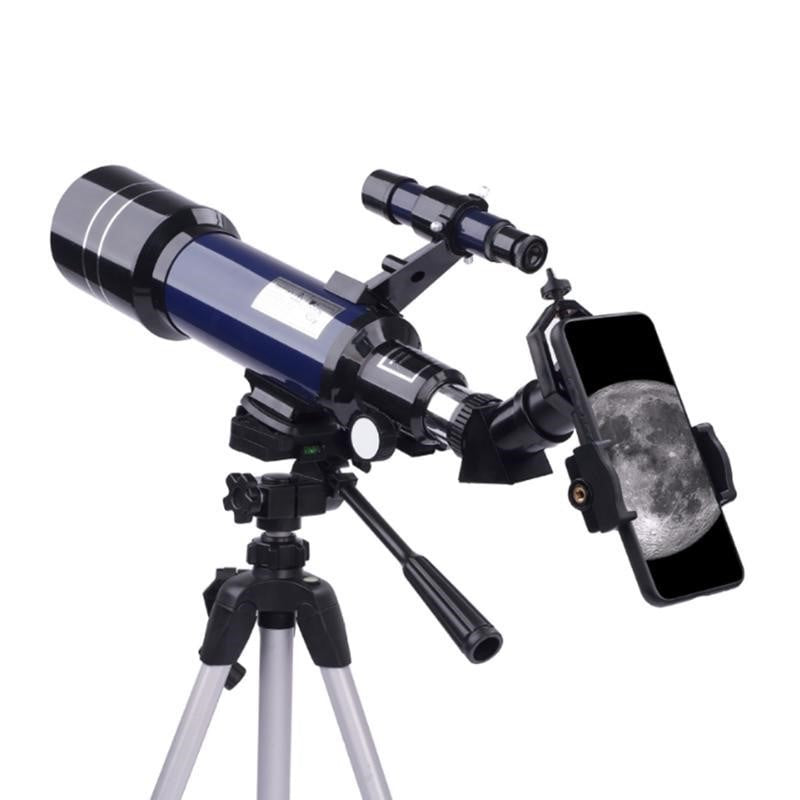 VIKRN Space Telescope Pro for Beginners Equipped with 150X magnification and 3X Barlow lens Blue