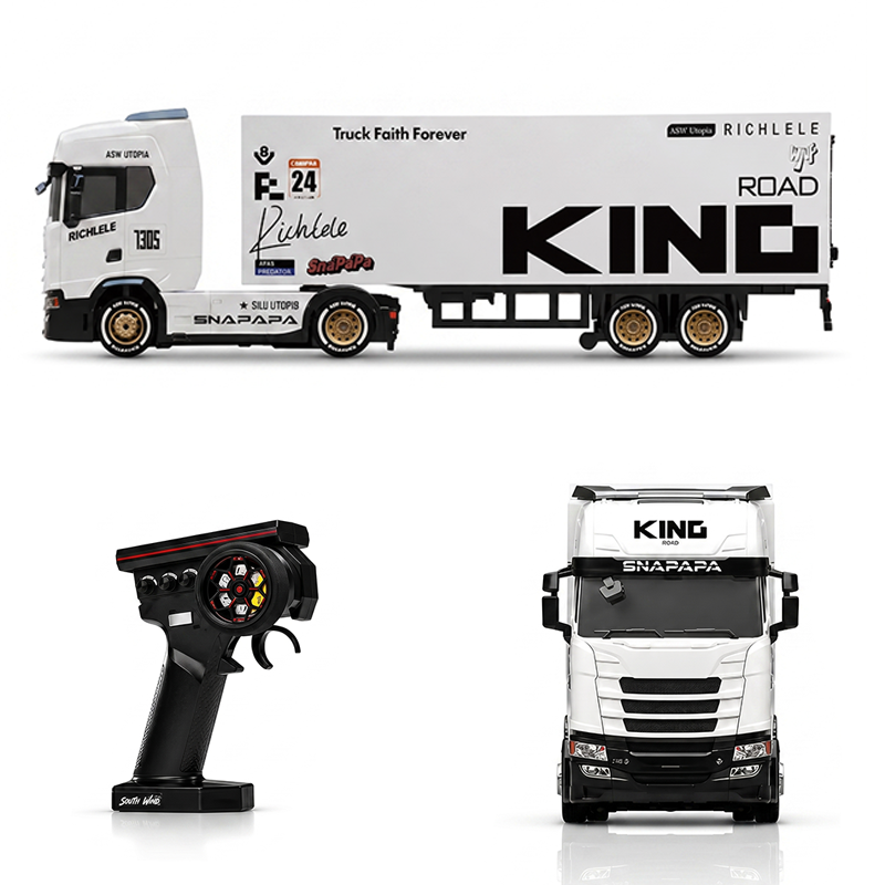1:64 Scania Container Truck RC Remote-Controlled Alloy Vehicle-NF04