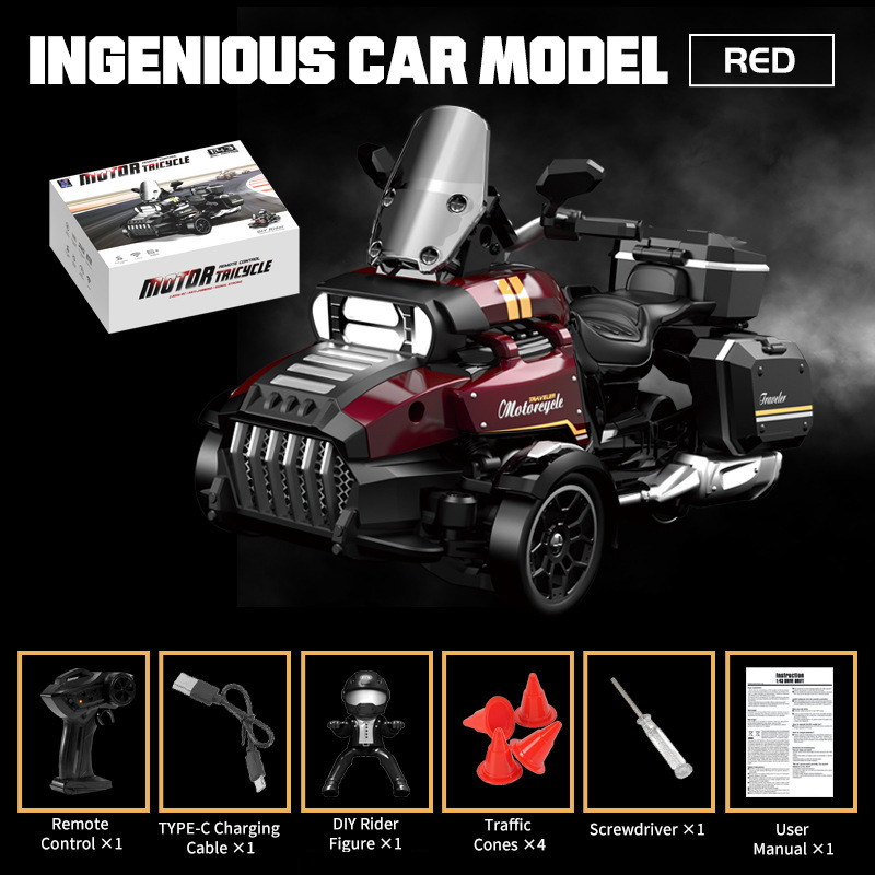 1/43 Scale Fully Proportional RC Drifting Stunt Motorcycle-FYY01