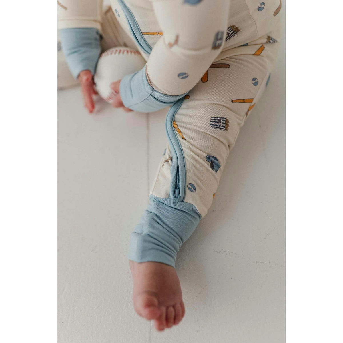 Baby Long Sleeve Zip Romper