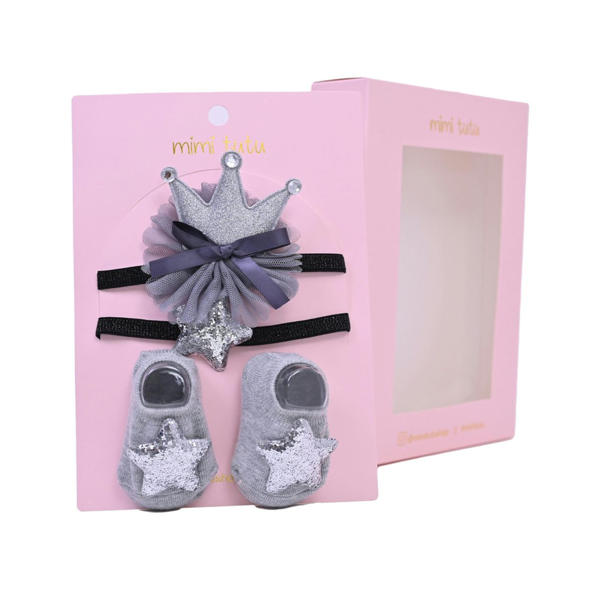 Little Blossoms Headband & Sock Gift Set