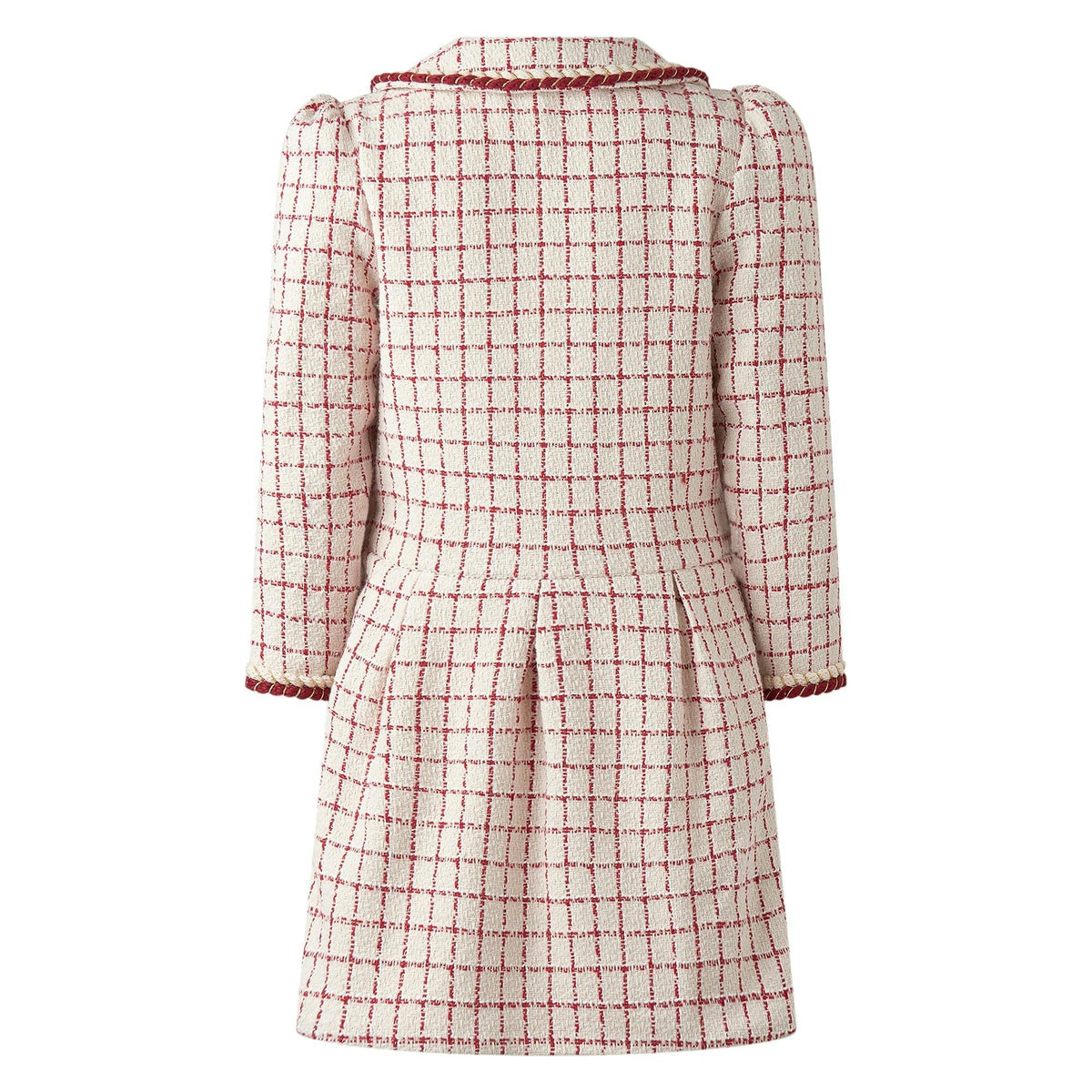 Check Tweed Dress