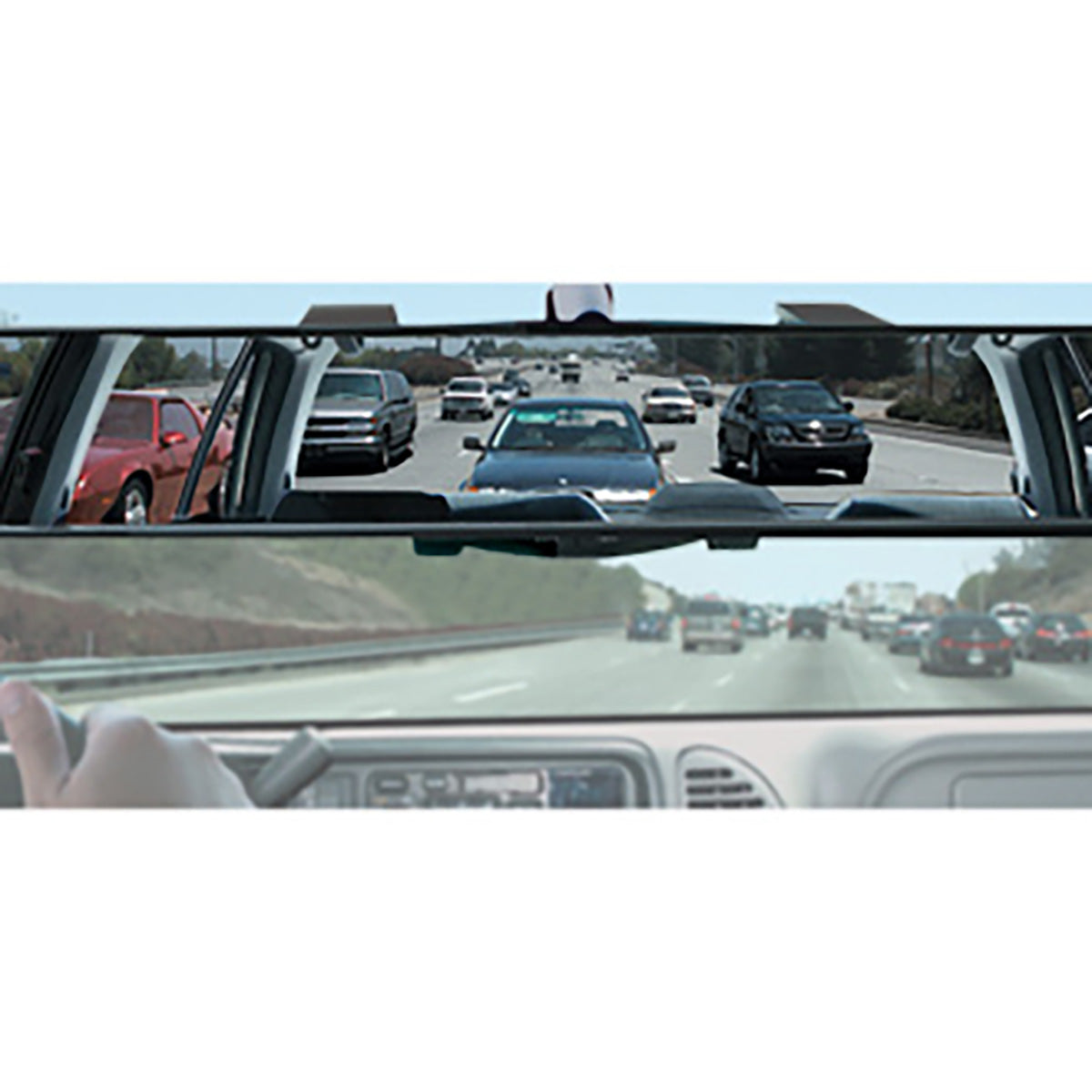Panoramic Rearview Mirror by Sharper Image