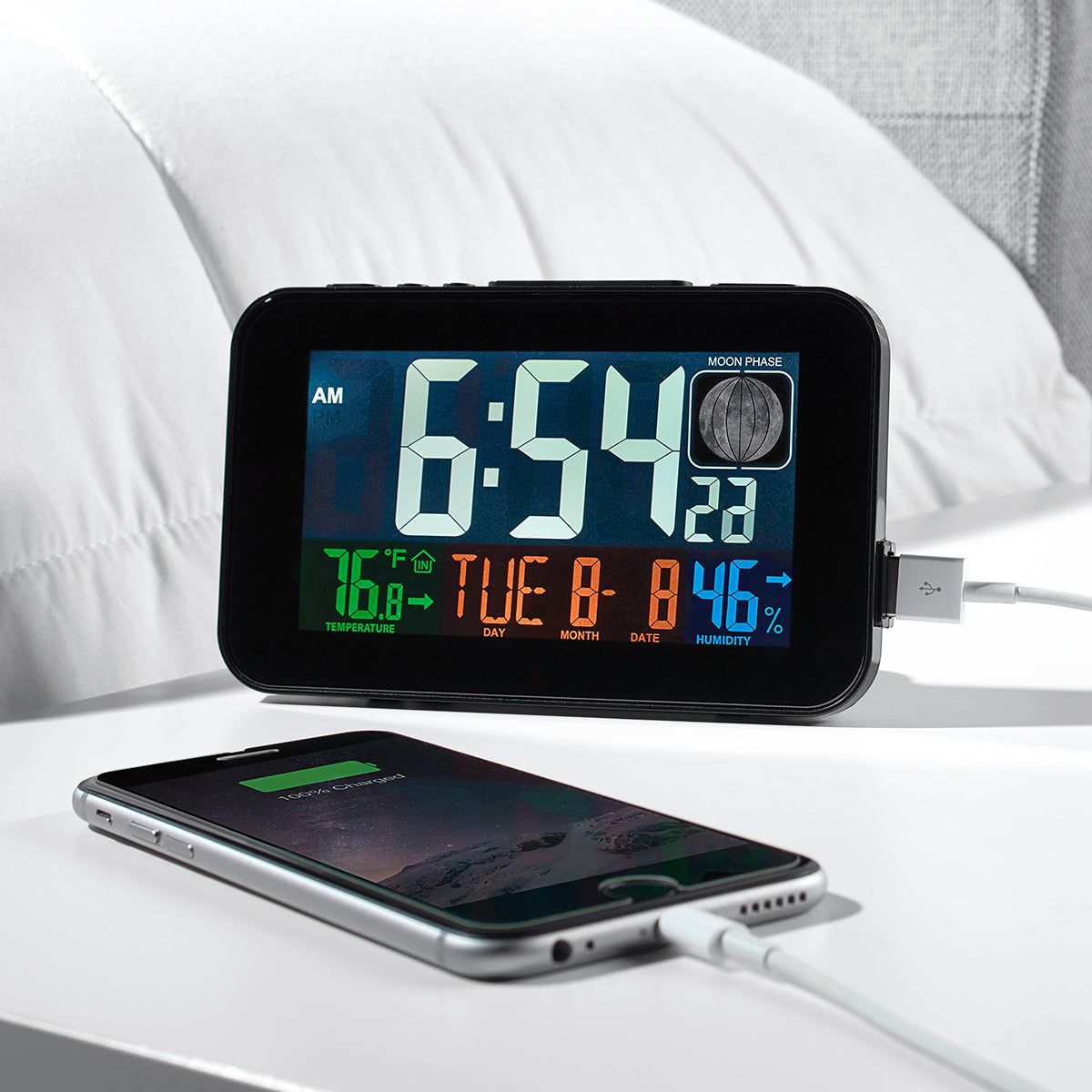 Phone Charging Atomic Alarm Clock