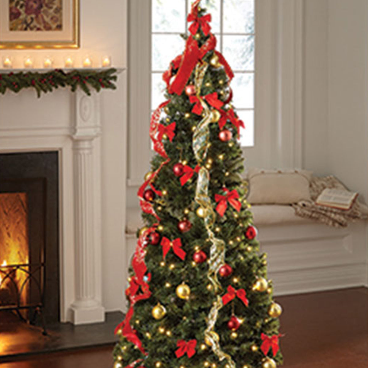Pop-Up 6 Ft. LED Christmas Tree