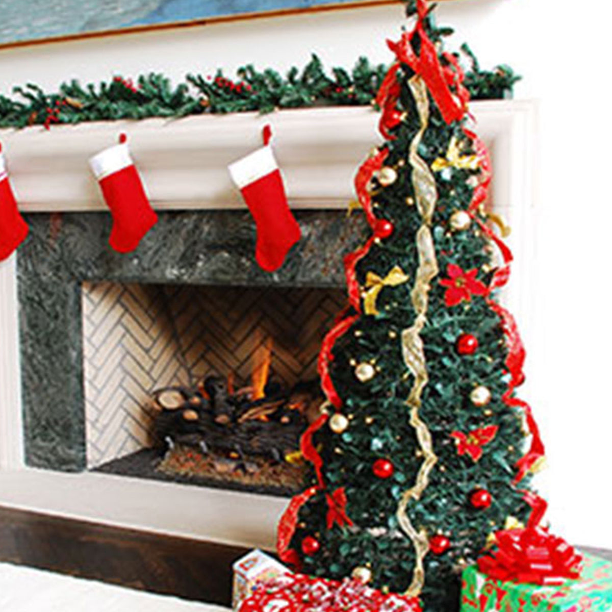 Pop-Up 6 Ft. LED Christmas Tree