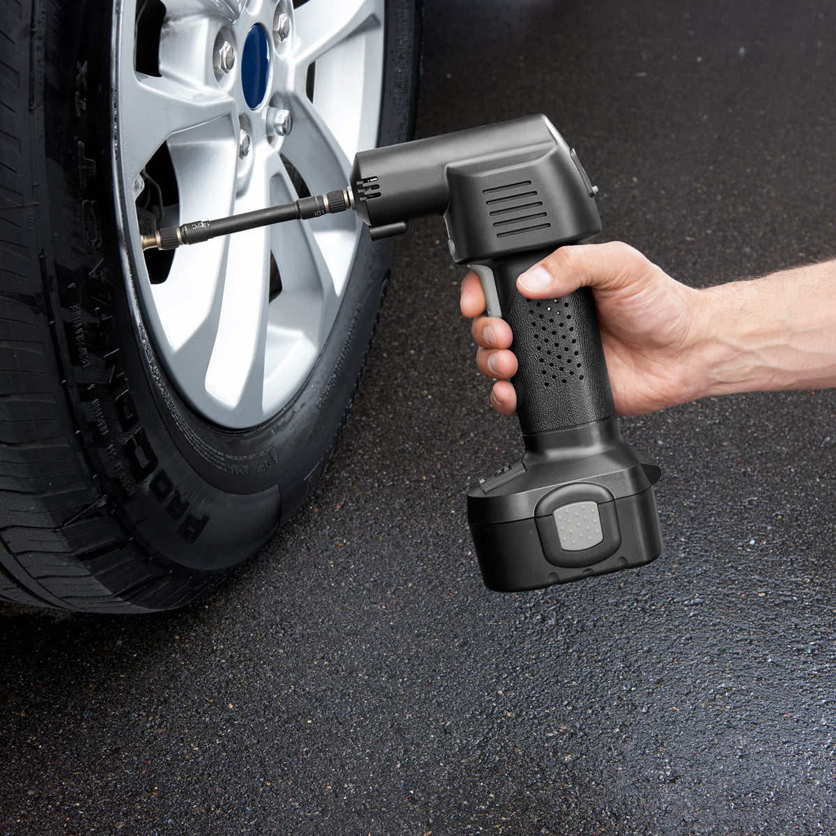 Rechargeable Tire Inflator by Sharper Image