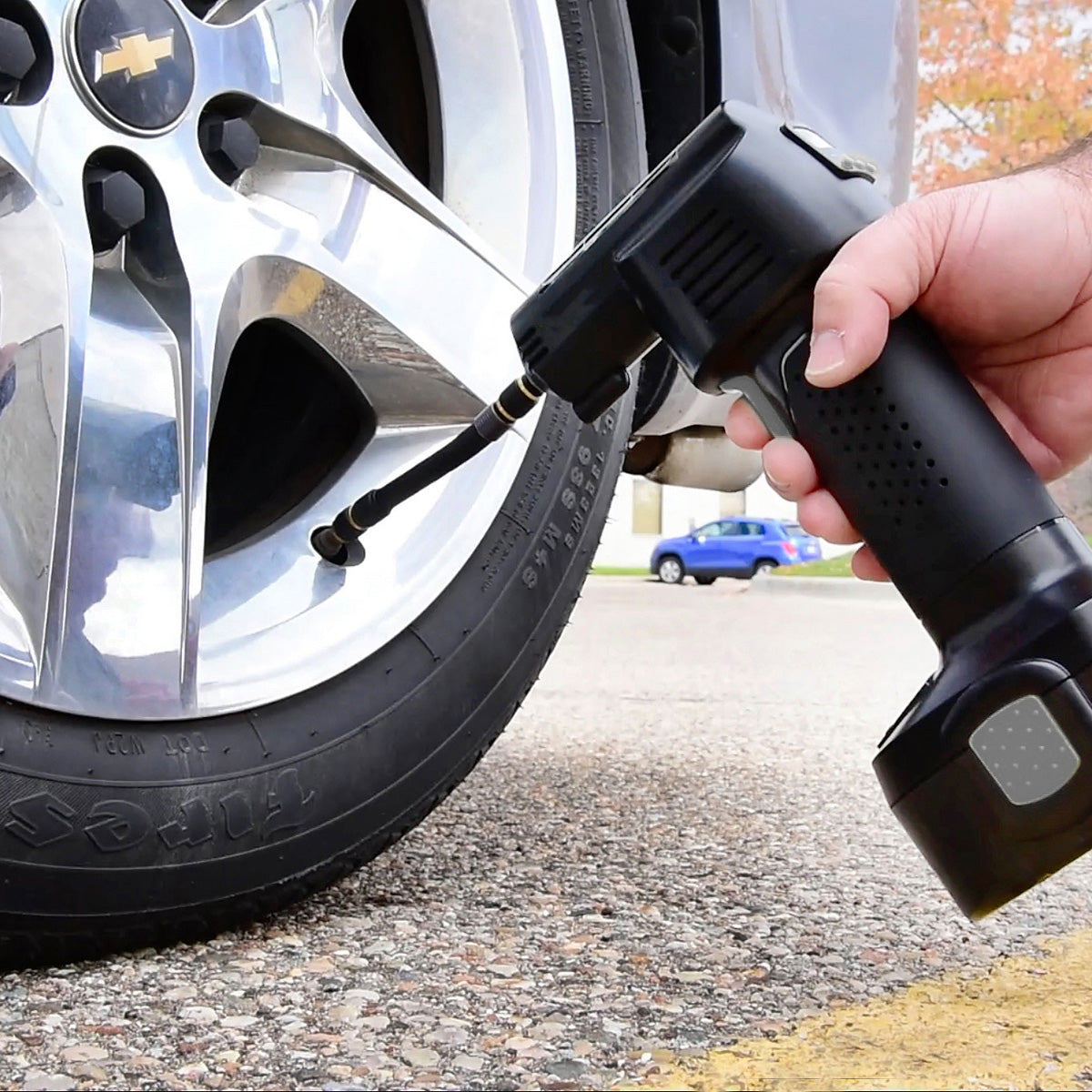 Rechargeable Tire Inflator by Sharper Image