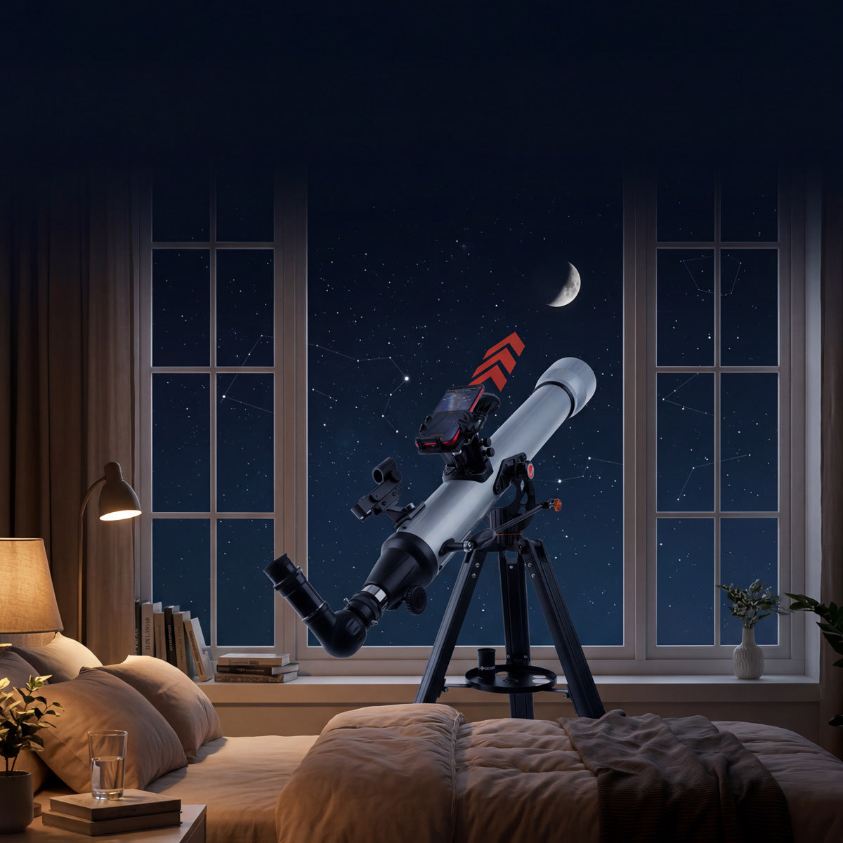 Smart Tracking Telescope