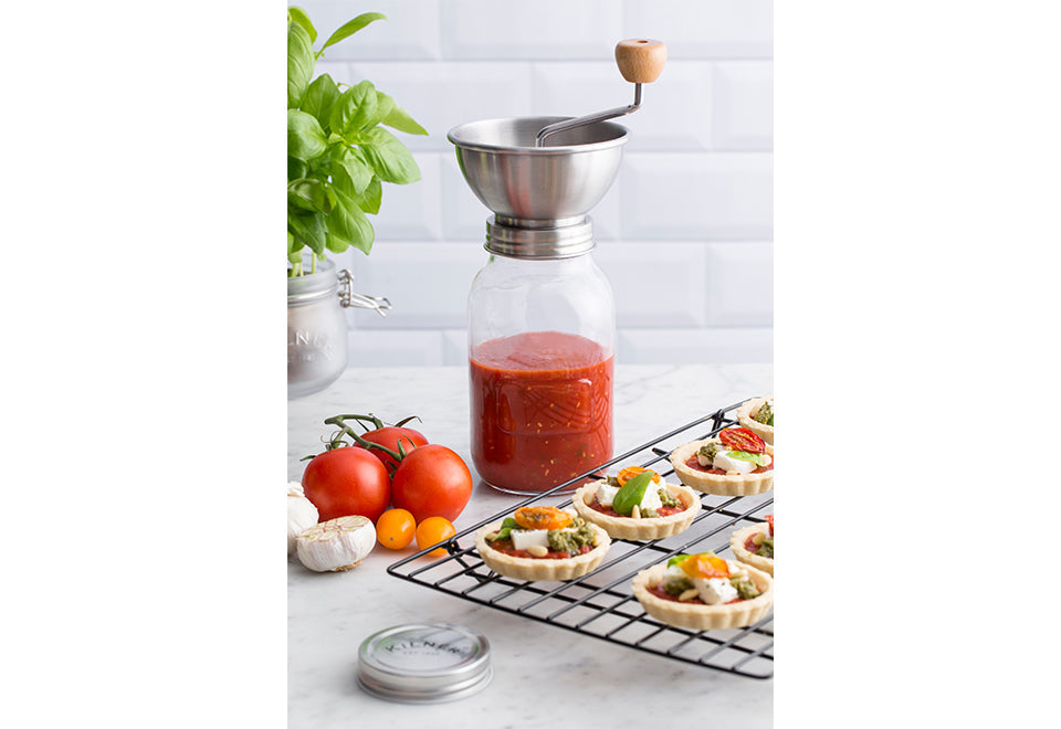 Homemade Sauce Press