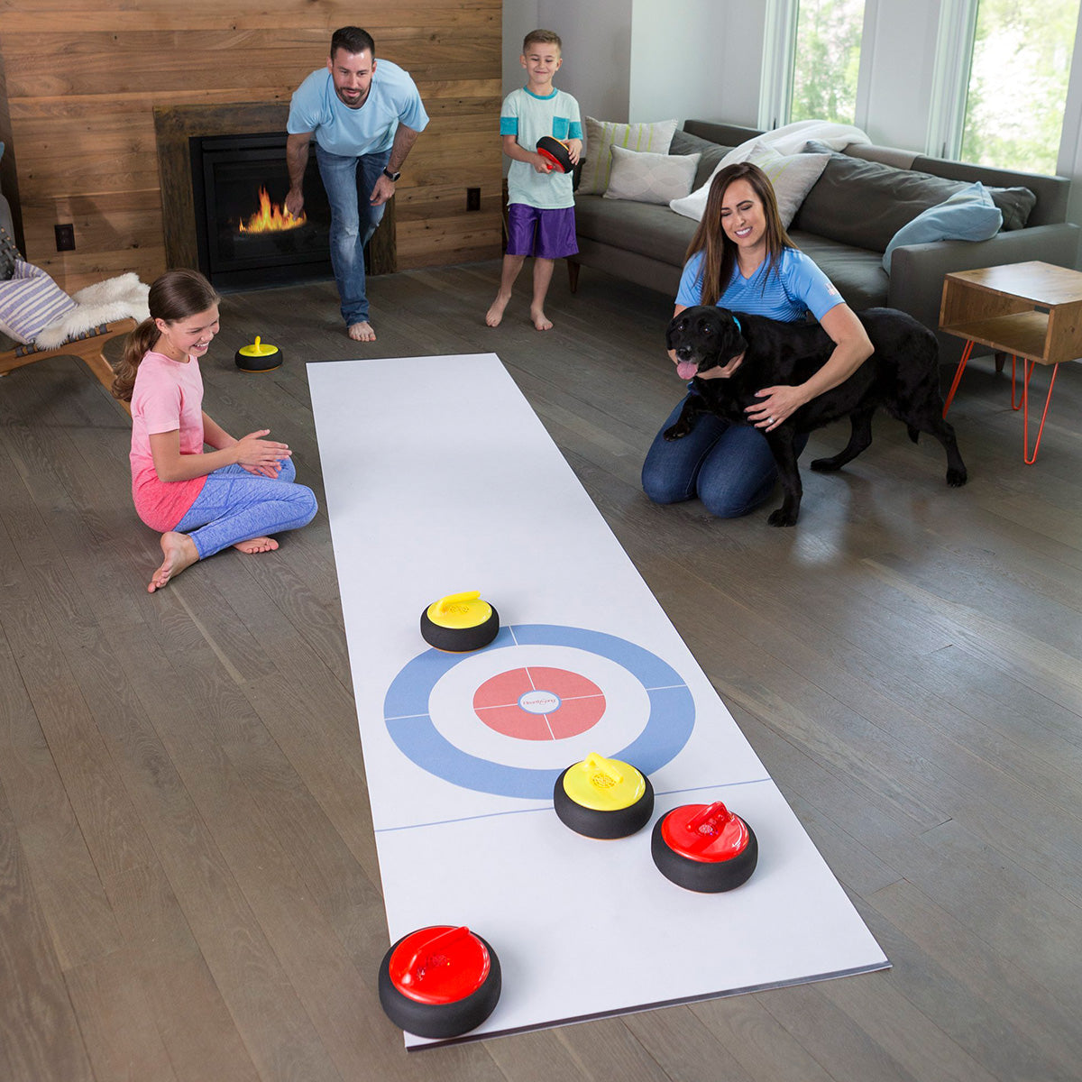 Hovering Curling Set