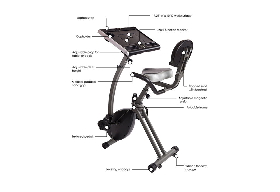 Exercise Bike Workstation