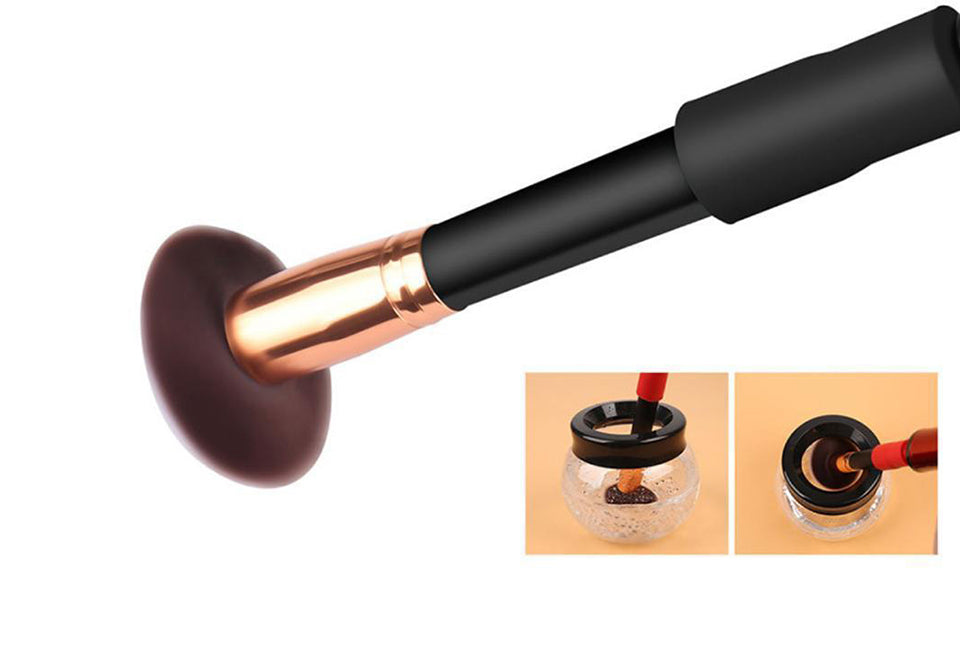Make Up Brush Cleaner With Brush Set