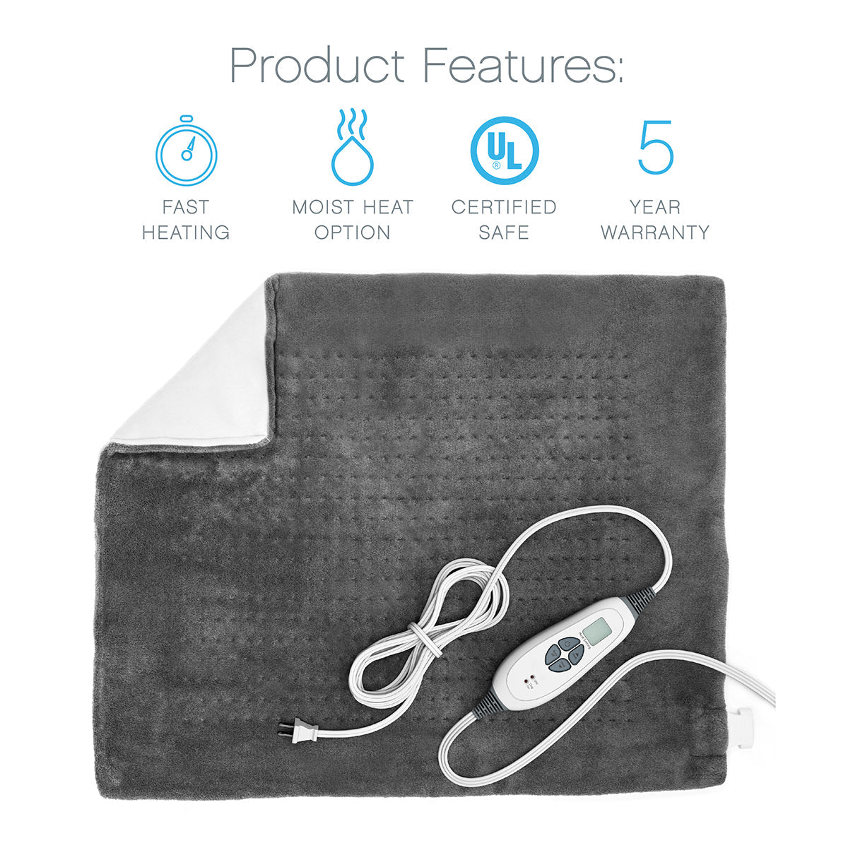 Extra-Wide Heating Pad