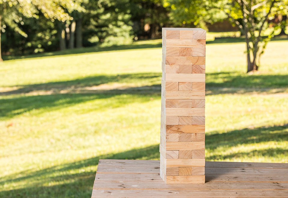 Giant Stacking Tower Game