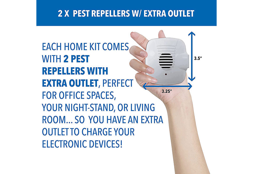 Ultrasonic Pest Repellers (6-Pack)