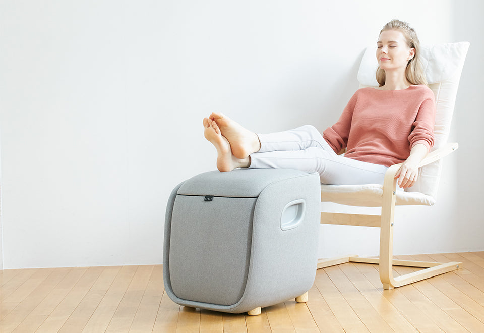 Foot and Calf Massaging Ottoman