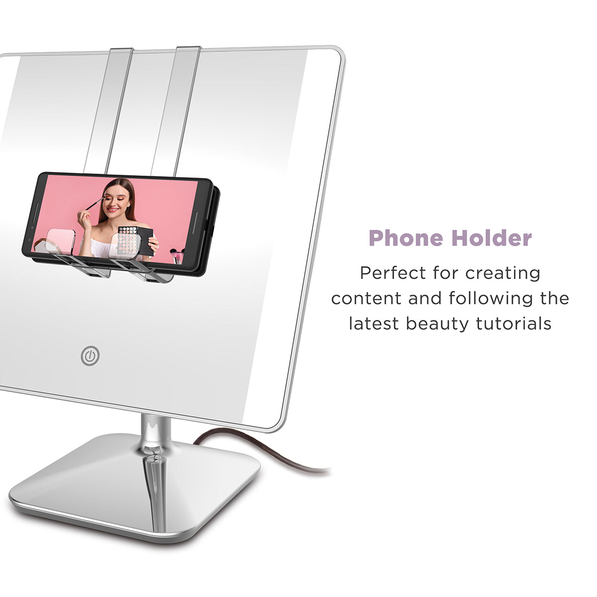 LED Social Media Mirror