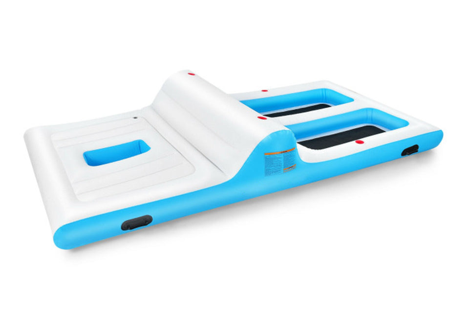 Floating 4 Person Inflatable Lounge Raft