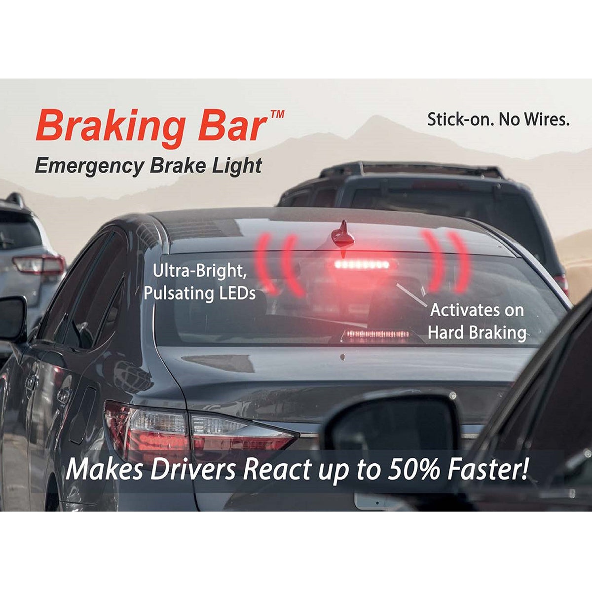 Braking Bar Collision Alert System