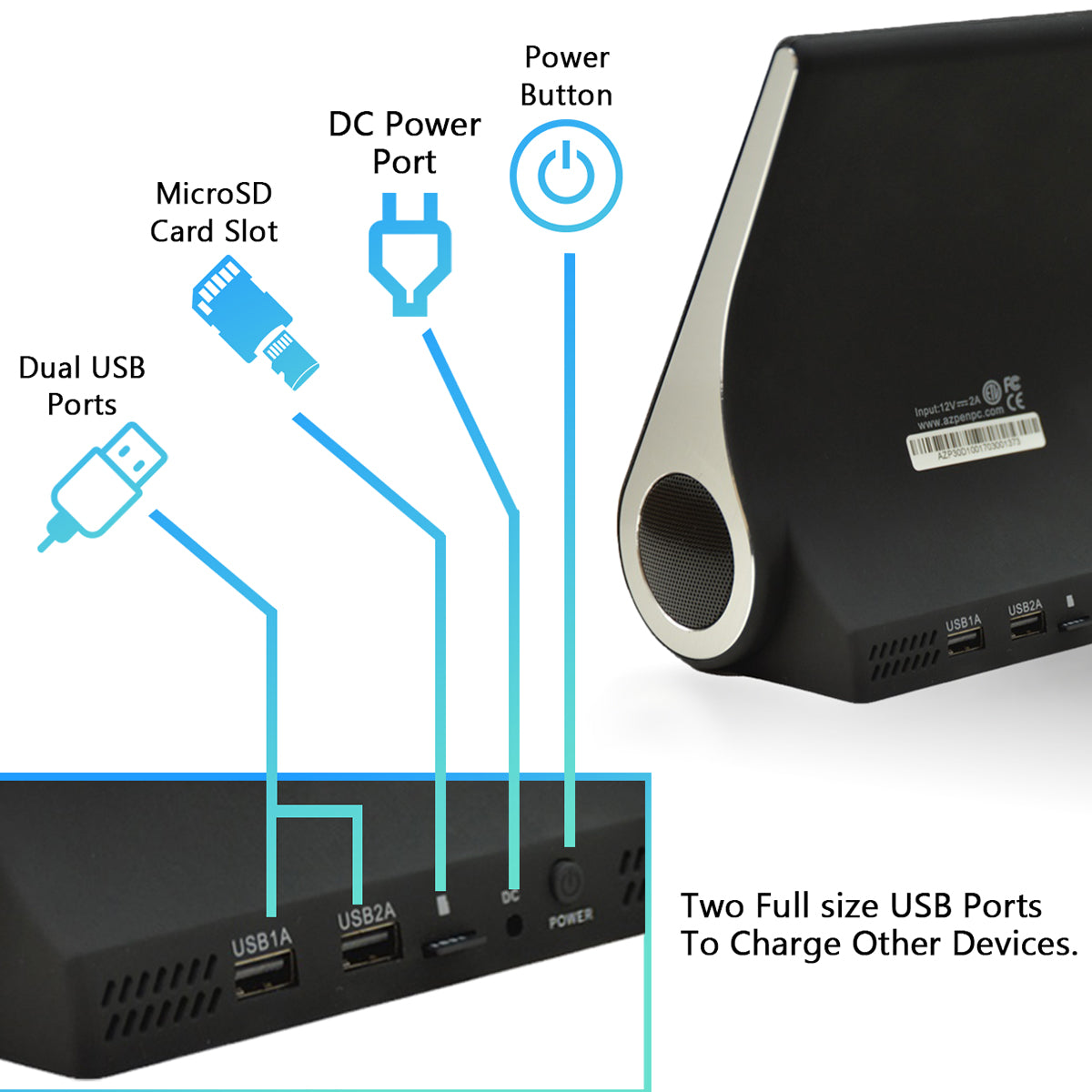 Phone Charging Speaker Hub