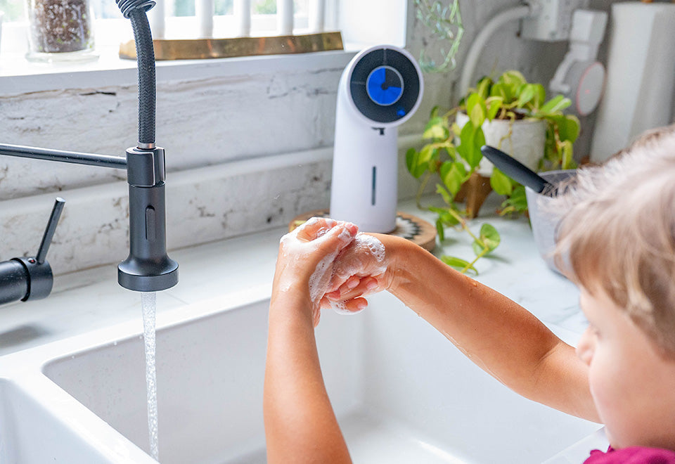 Touch Free Soap Dispenser Timer