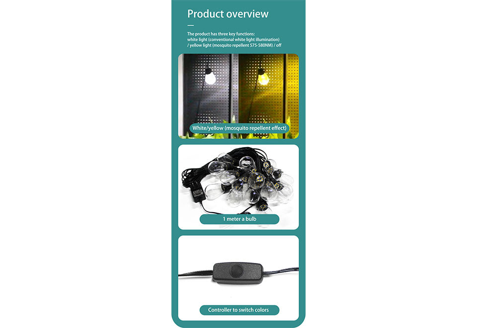 Mosquito Repellant String Light