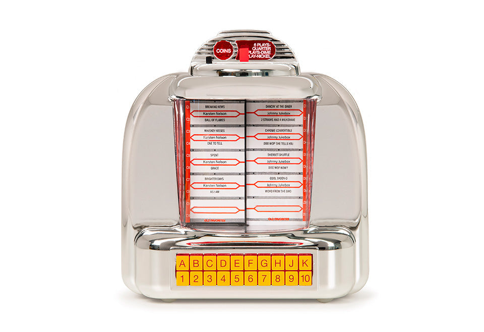 Tabletop Diner Jukebox Radio with Bluetooth
