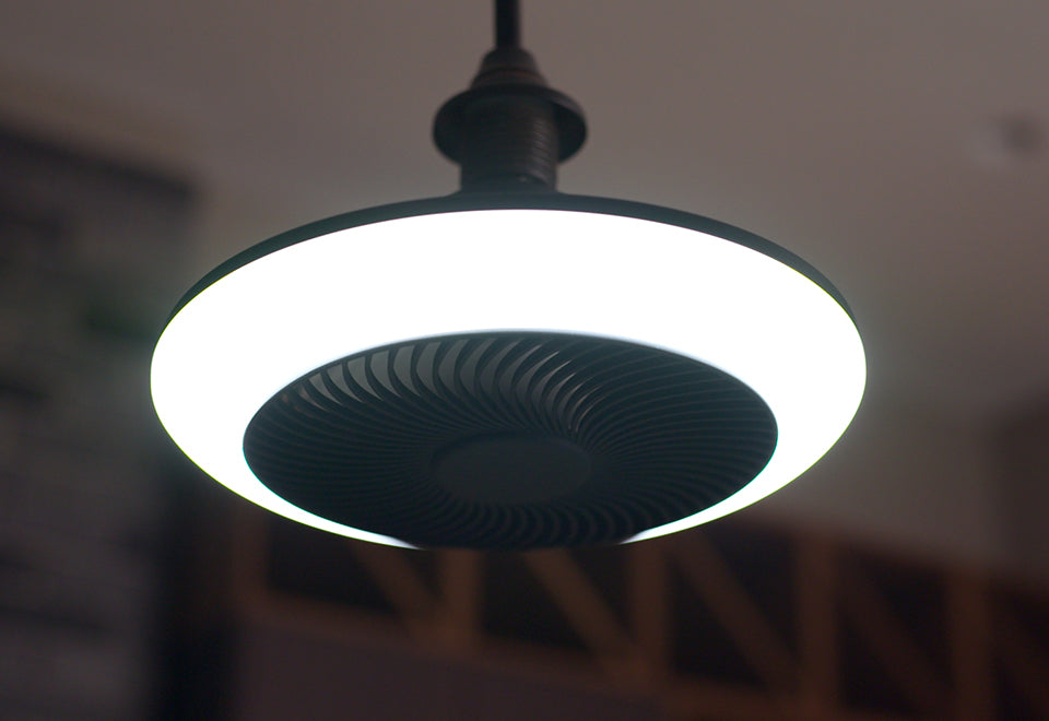 Light Socket Fan and Light
