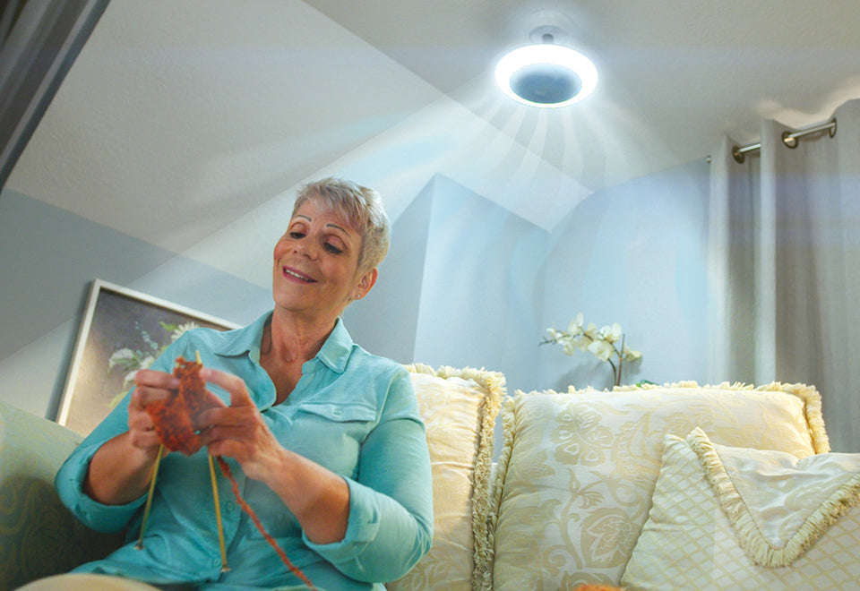 Light Socket Fan and Light
