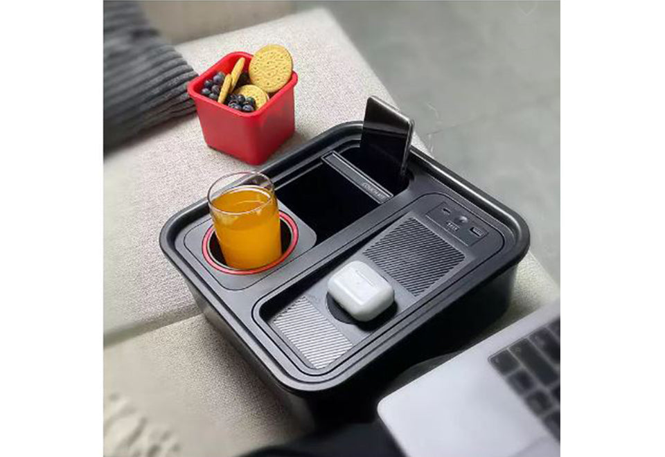 Self-Balancing Tray with Wireless Charger