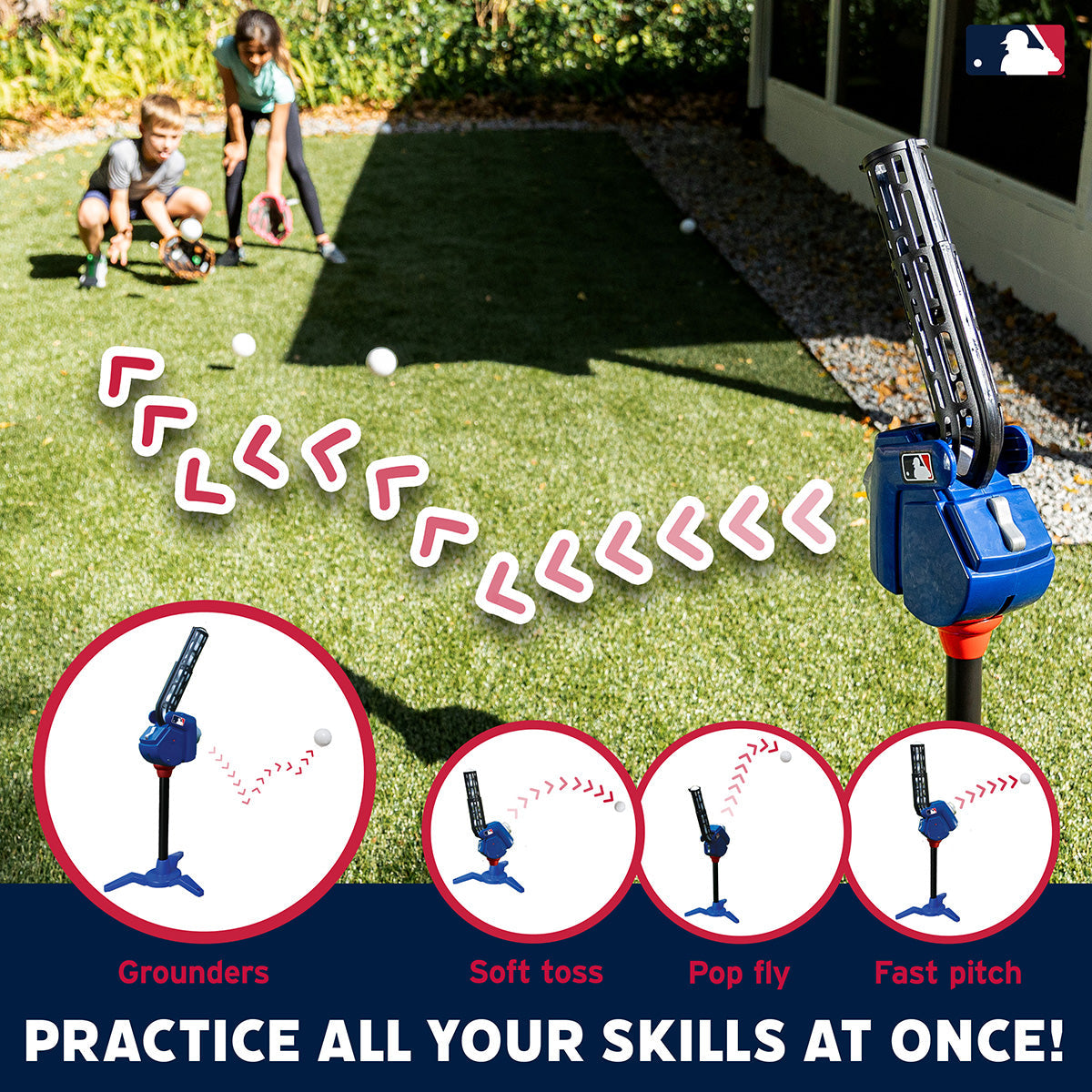 MLB 4-in-1 Pitching Machine
