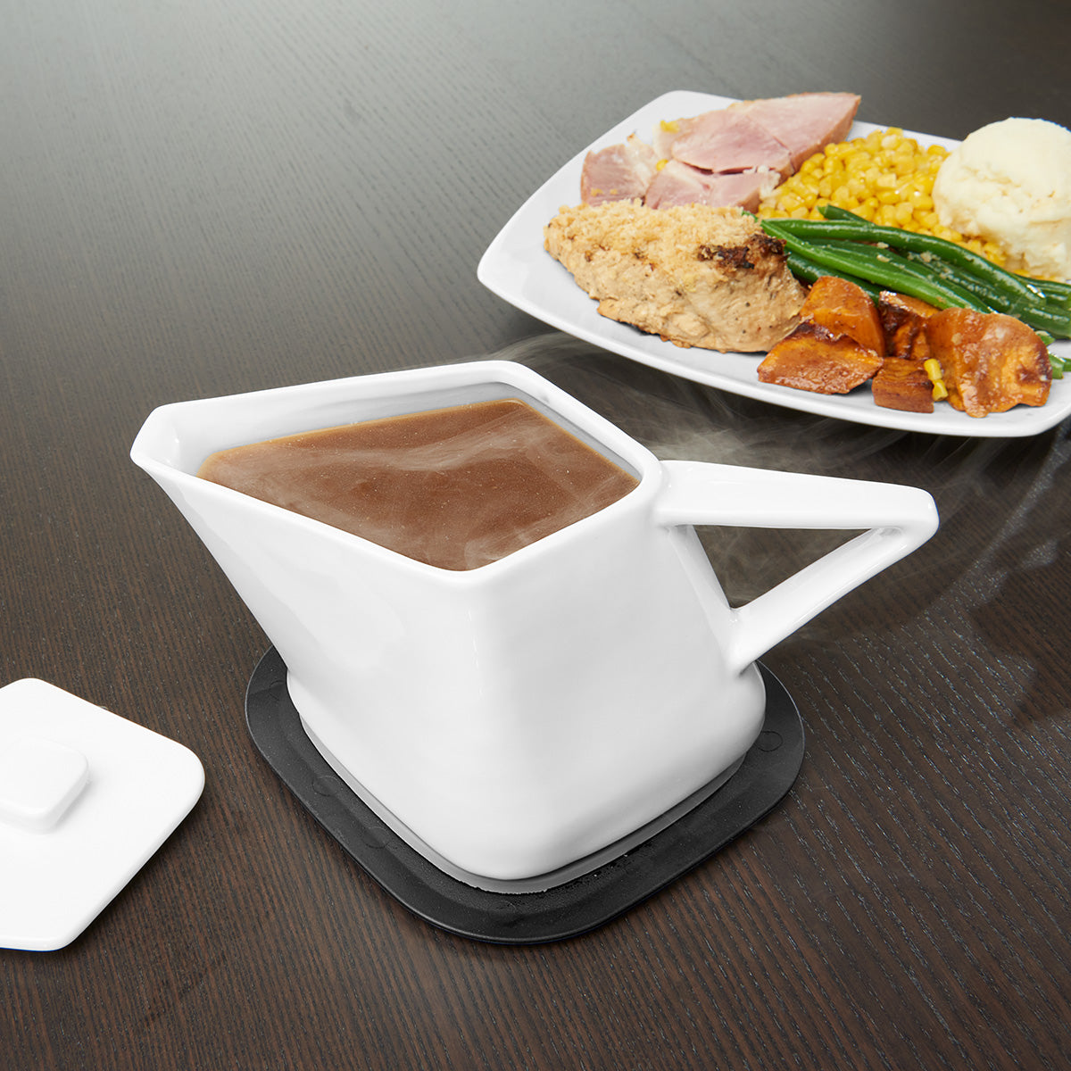 Gravy Boat with Warming Base