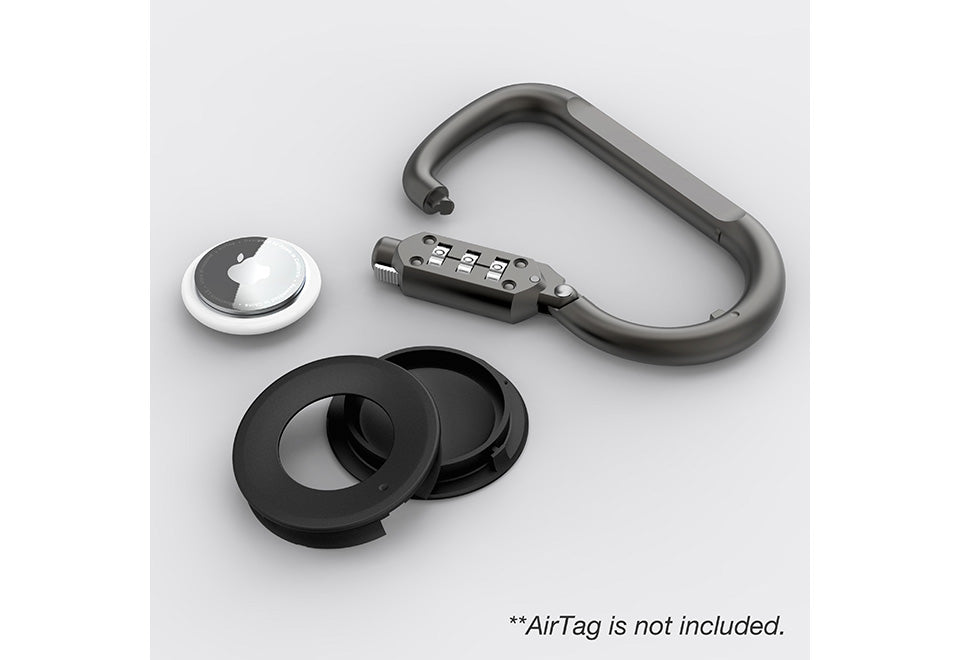 Carabiner AirTag Combination Lock